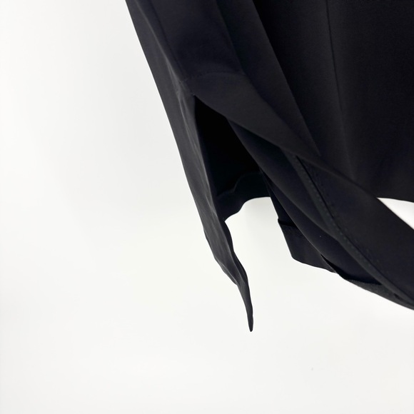 Karen Millen Black Dress Sheath Long Sleeve Size 12 - Picture 7 of 10